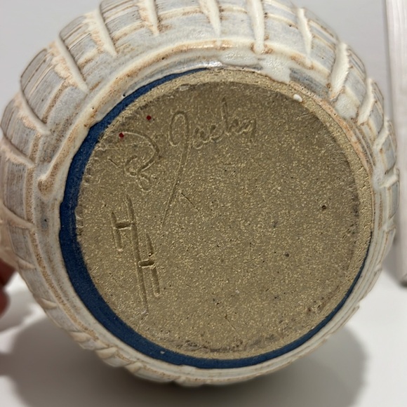 Stoneware Pitcher, Mid Century Studio Pottery, Neutral Colors - Picture 6 of 7